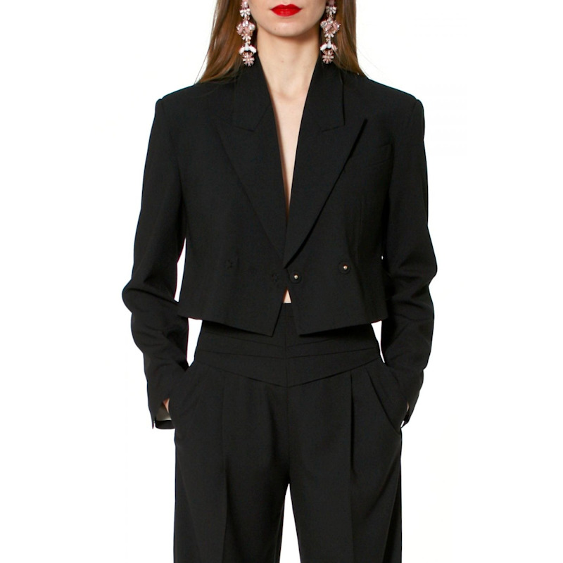 Thumbnail of Giorgia Neutral Black Blazer image