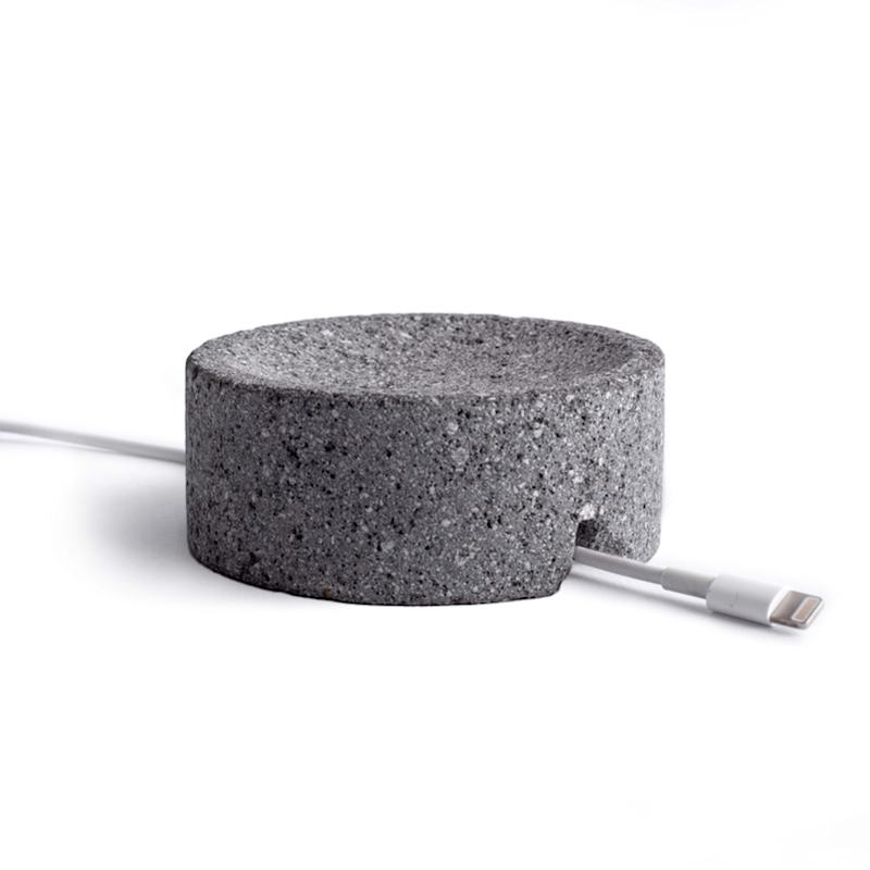Thumbnail of Cable Holder Volcanic Stone image