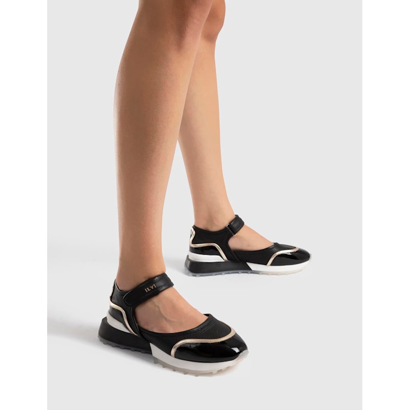 Thumbnail of Veera Black Patent Leather Women's Sandal image