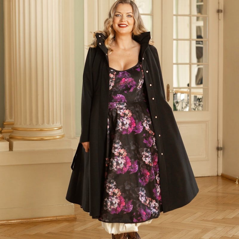 Thumbnail of Velvet Dress With Tie Straps: Hortense In Love image