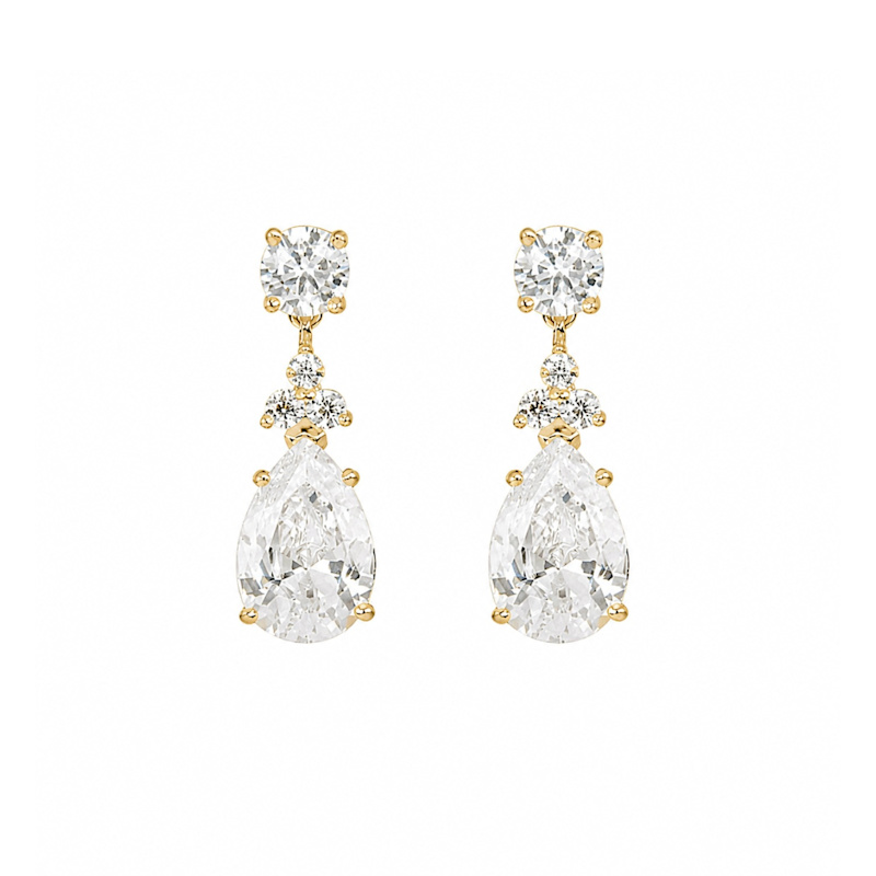 Thumbnail of Velvet Earrings In Gold image