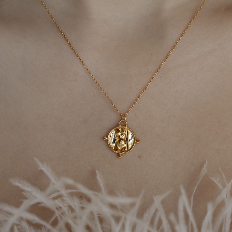 Venus Necklace Goddess Pendant Gold Pendant Necklace Zepplin