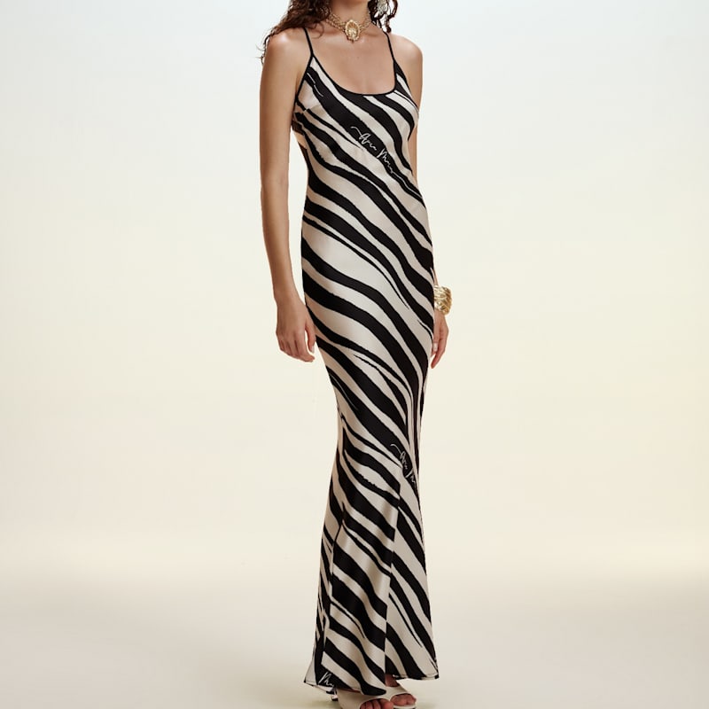 Thumbnail of Venus Silk Maxi Dress image