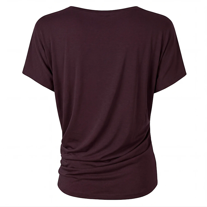 Thumbnail of Vepsa Plum Bamboo Asymmetric T-Shirt image
