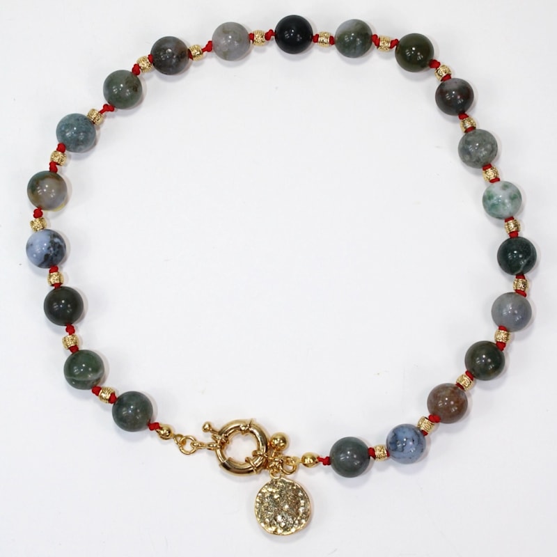 Thumbnail of Vera Indian Agate Gemstone Necklace image