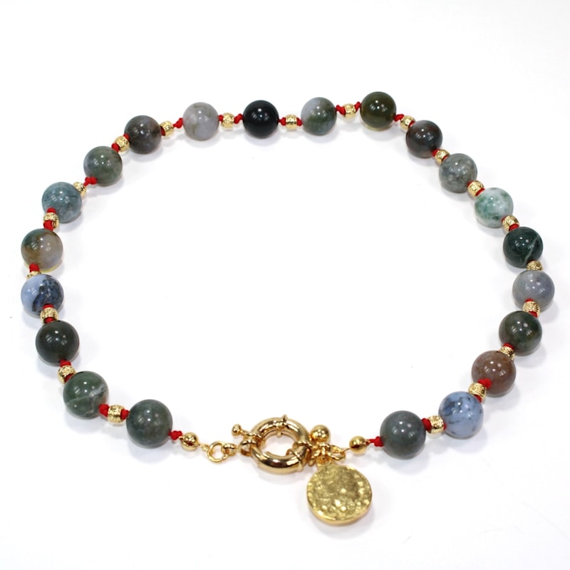 Thumbnail of Vera Indian Agate Gemstone Necklace image