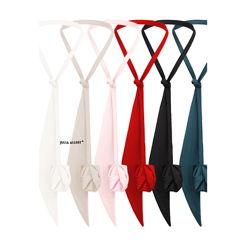 Thumbnail of Versatile Transformable Handmade Tie-Belt Red image