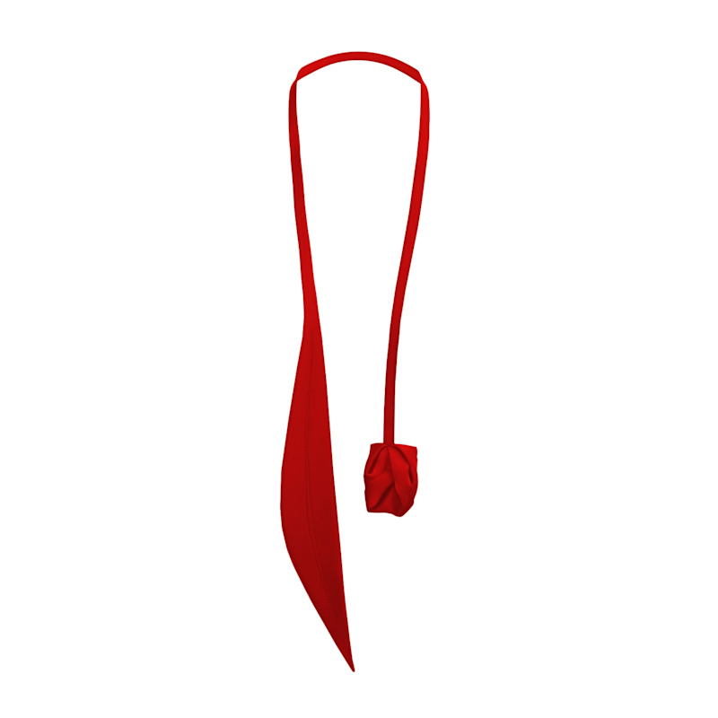 Thumbnail of Versatile Transformable Handmade Tie-Belt Red image