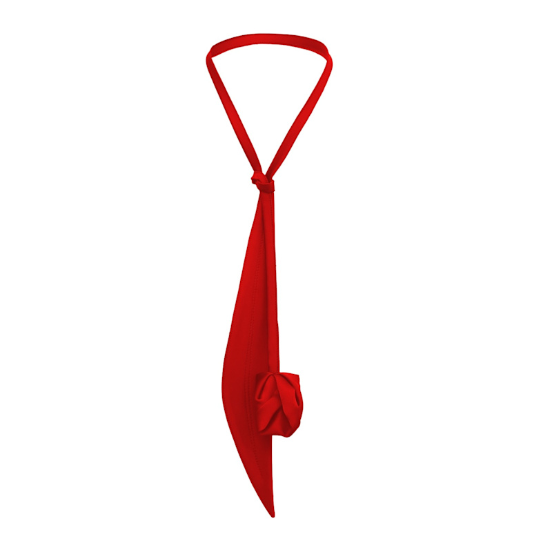 Thumbnail of Versatile Transformable Handmade Tie-Belt Red image