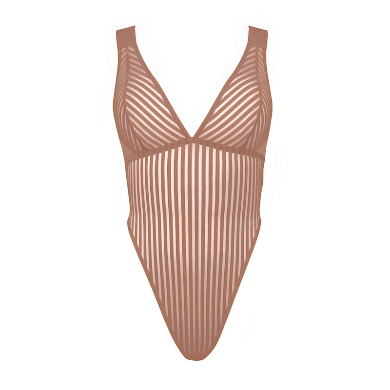 Thumbnail of Vertigo X Back Bodysuit Mushroom image