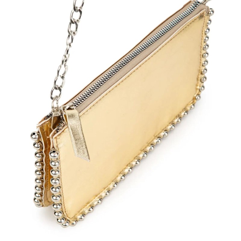 Thumbnail of Very Special Luxury Gold Color Cross Strap Party Bag image