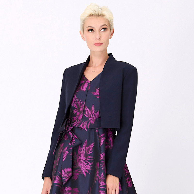 Thumbnail of Short Bolero Jacket -Navy image