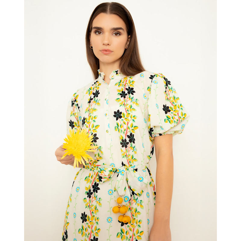 Thumbnail of Long Puff Sleeve Dress Riviera image