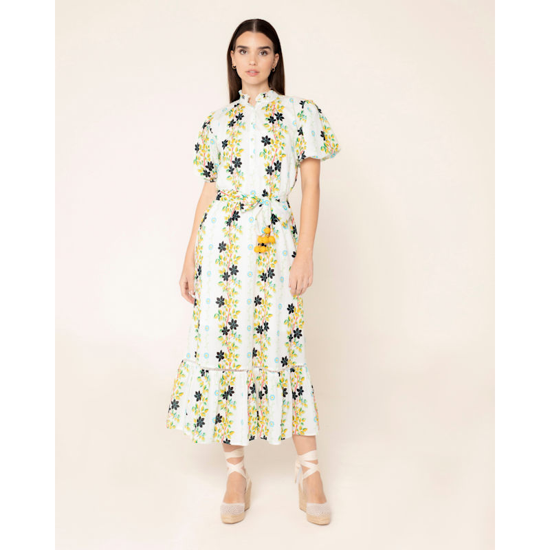 Thumbnail of Long Puff Sleeve Dress Riviera image