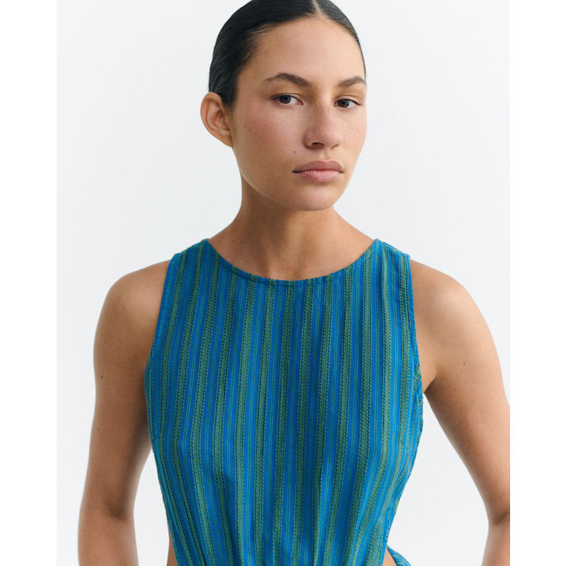 Windsor Kin Striped Midi Dress | Thinking MU | Wolf & Badger