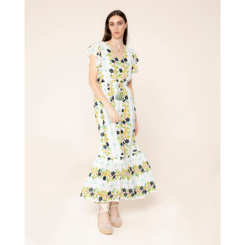 Thumbnail of White Smocked Dress Riviera image