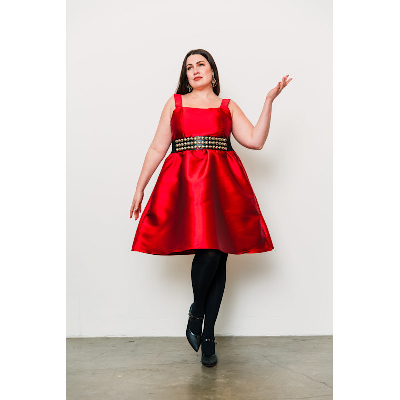 Thumbnail of Vibrato Dress In Red Rendezvous image
