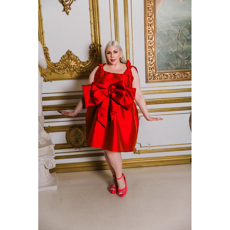 Thumbnail of Vibrato Dress In Red Rendezvous image