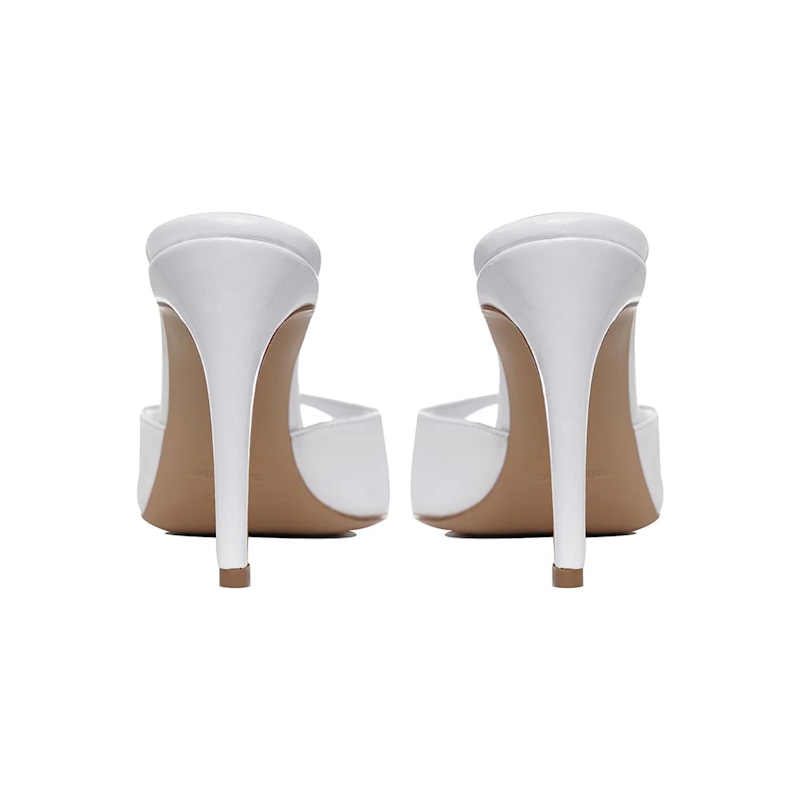 Thumbnail of Vicky Patent Leather, Round Toe, White image