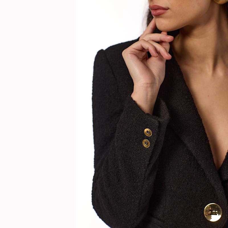 Thumbnail of Victoria The Black Tailored Jacket image