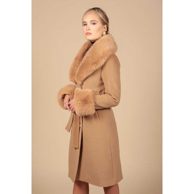 LA MARINE FRANCAISE アルパカ　プードルファー ロングコート LA MARINE FRANCAISE アルパカ プードルファー ロングコート LA MARINE