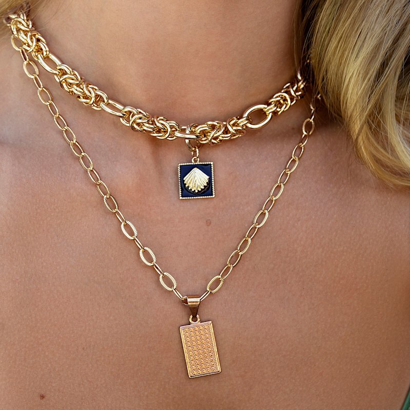 Thumbnail of Chunky Byzantine Chain Necklace image