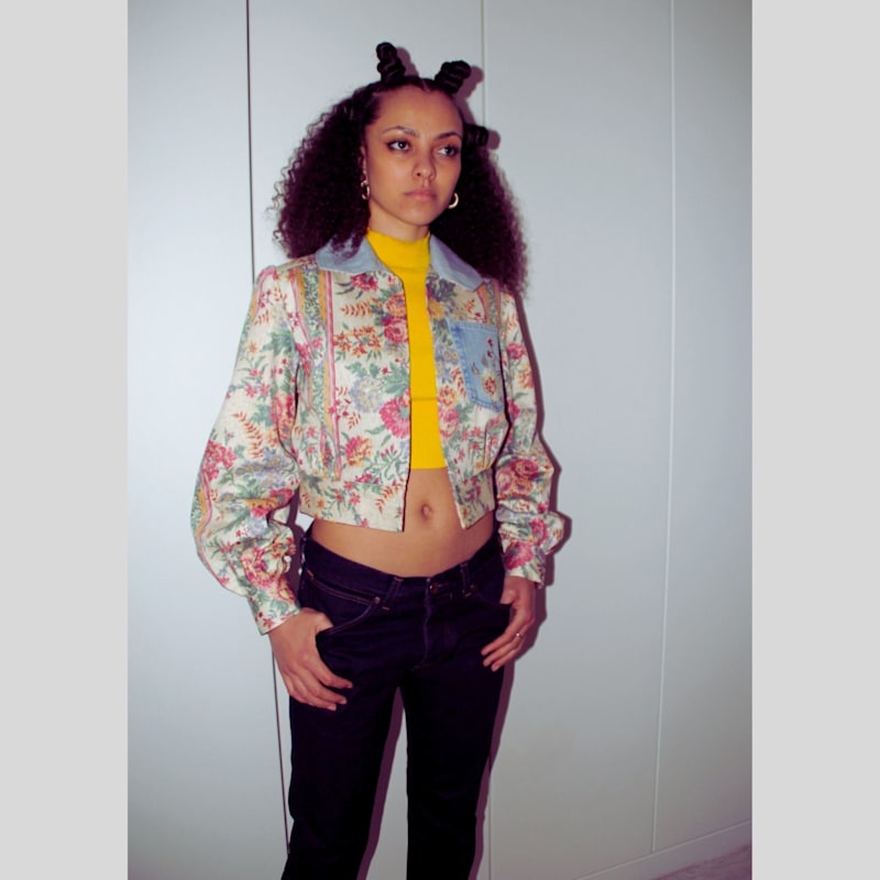 Thumbnail of Vintage Floral Cotton Coachella Jacket image