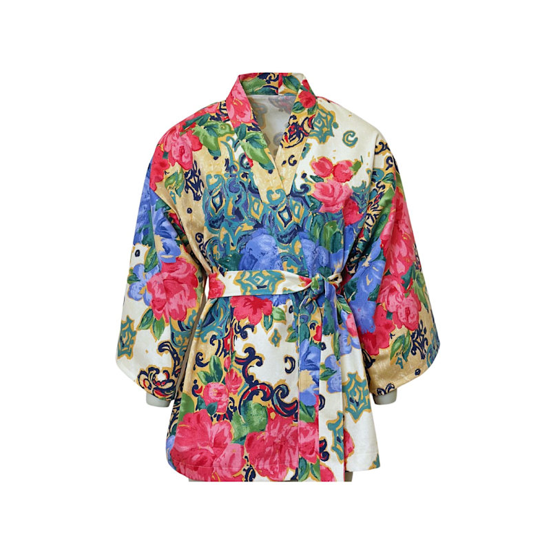Thumbnail of Vintage Pastel Upcycled Japanese Kimono image
