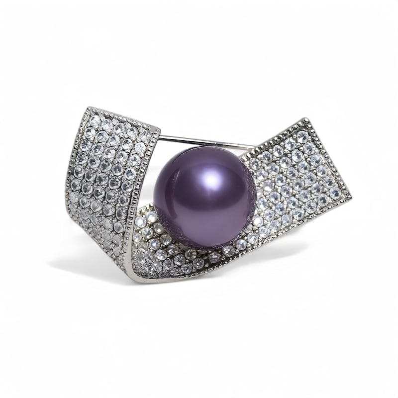 Thumbnail of Violet Orbit Brooch image