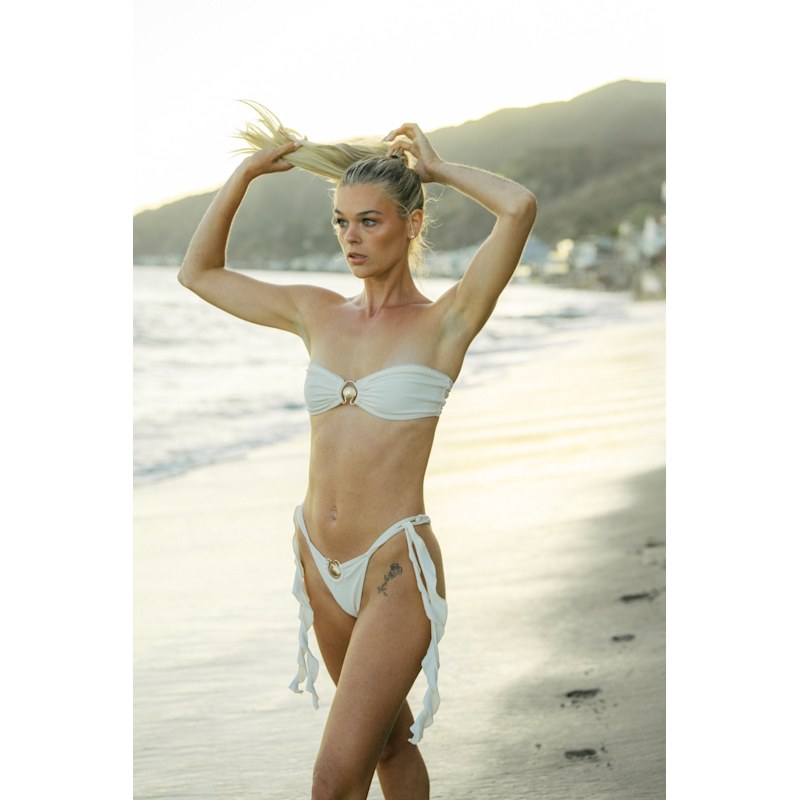 Thumbnail of Violetta In Cream Bikini Top image