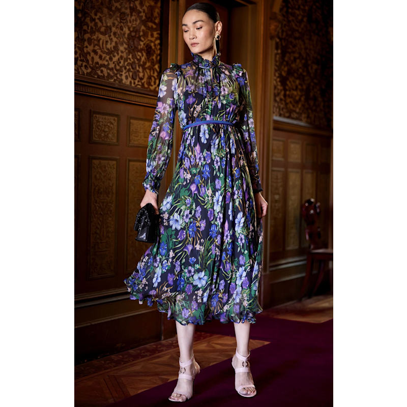 knee length dresses for ladies Violetta Midi Dress – Rebecca Vallance main image 1