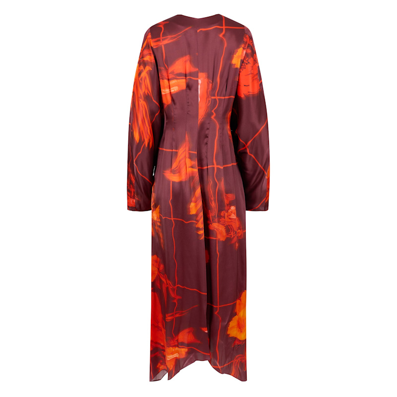 Thumbnail of Virginia Dress In Mercury Bouquet Print image