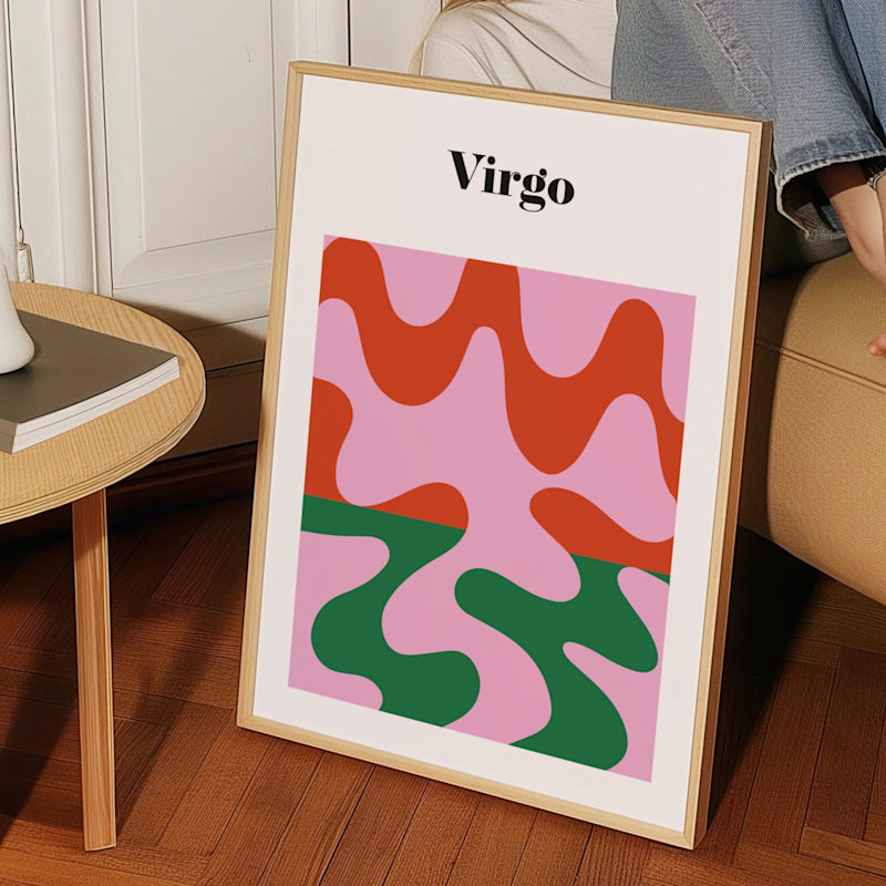 Thumbnail of Virgo Zodiac Star Sign Art Print image
