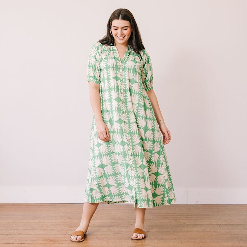 oasis green spot dress oasis green spot dress