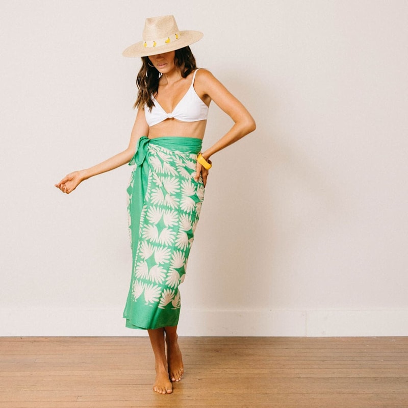 Thumbnail of Viridian Tile Sarong image