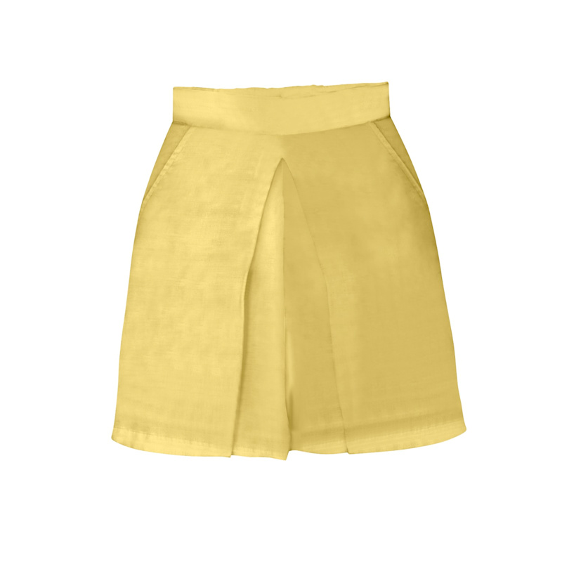 Thumbnail of Pleated Skort - Yellow image