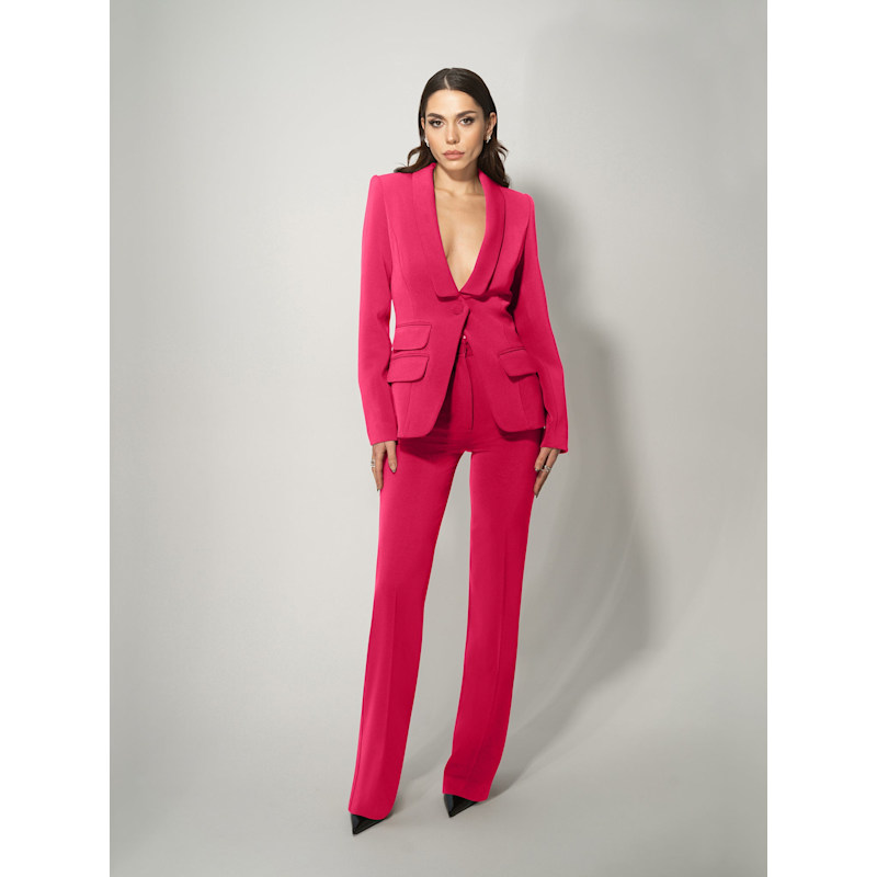 Thumbnail of Vision Tailored Blazer & Trousers Suit, Hot Pink image