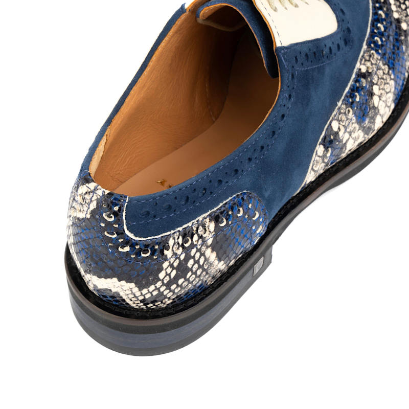 Thumbnail of Vivienne - Blue Snake - Womens Oxfords image