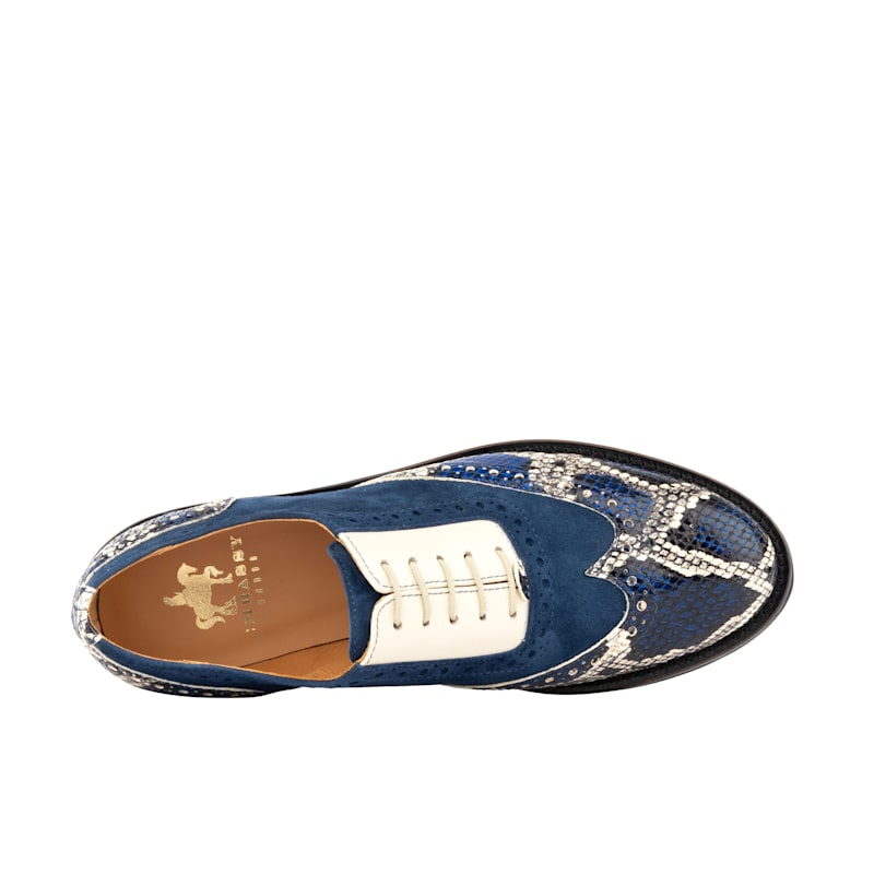 Thumbnail of Vivienne - Blue Snake - Womens Oxfords image