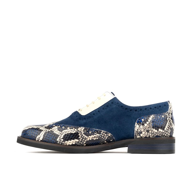 Thumbnail of Vivienne - Blue Snake - Womens Oxfords image