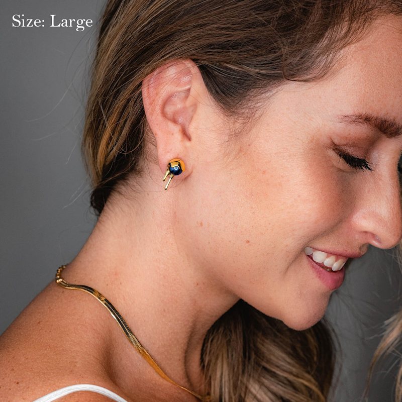 Thumbnail of Melting White Pearl Gold Vermeil Earrings image