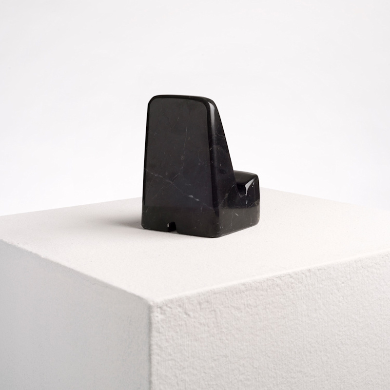 Thumbnail of Phone Holder -  Black Marble image
