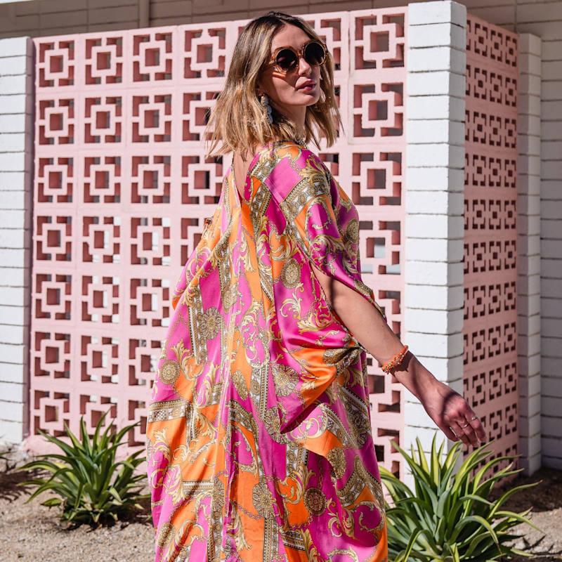 Thumbnail of Voglia Rosa Caftan Kaftan Dress image