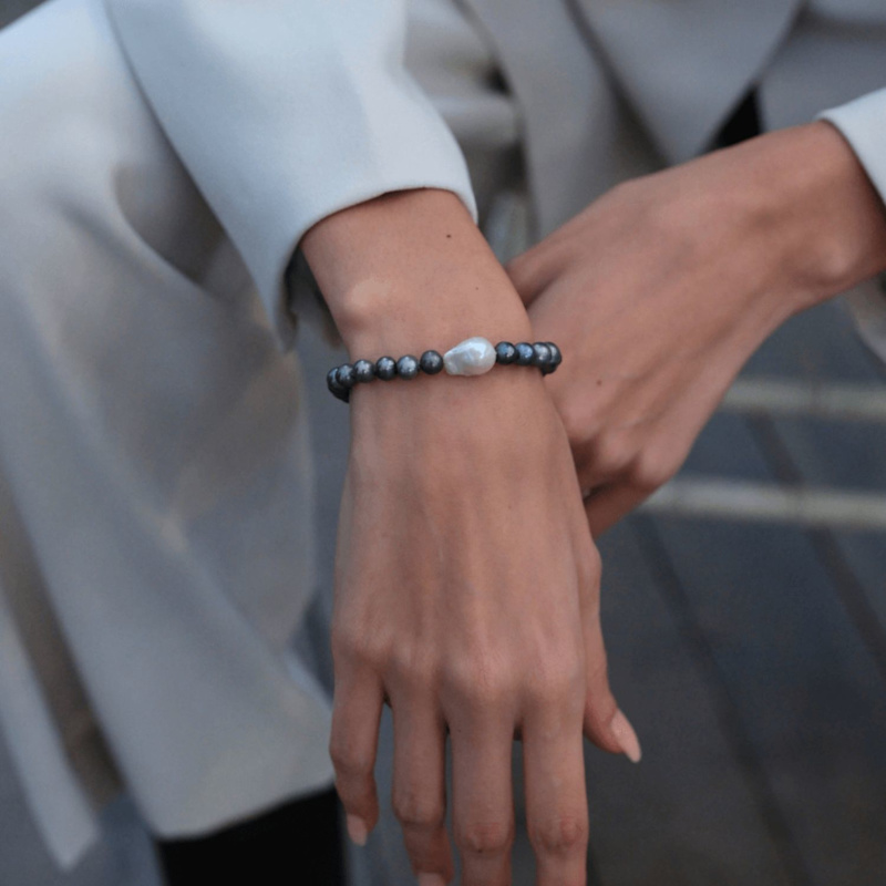 Thumbnail of Vola Black Pearl Bracelet image