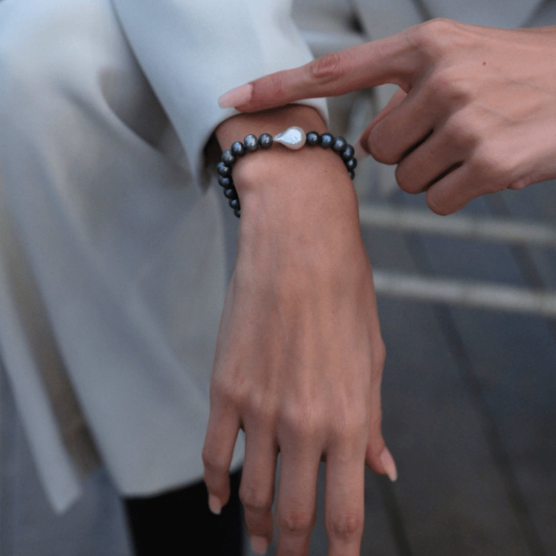 Thumbnail of Vola Black Pearl Bracelet image