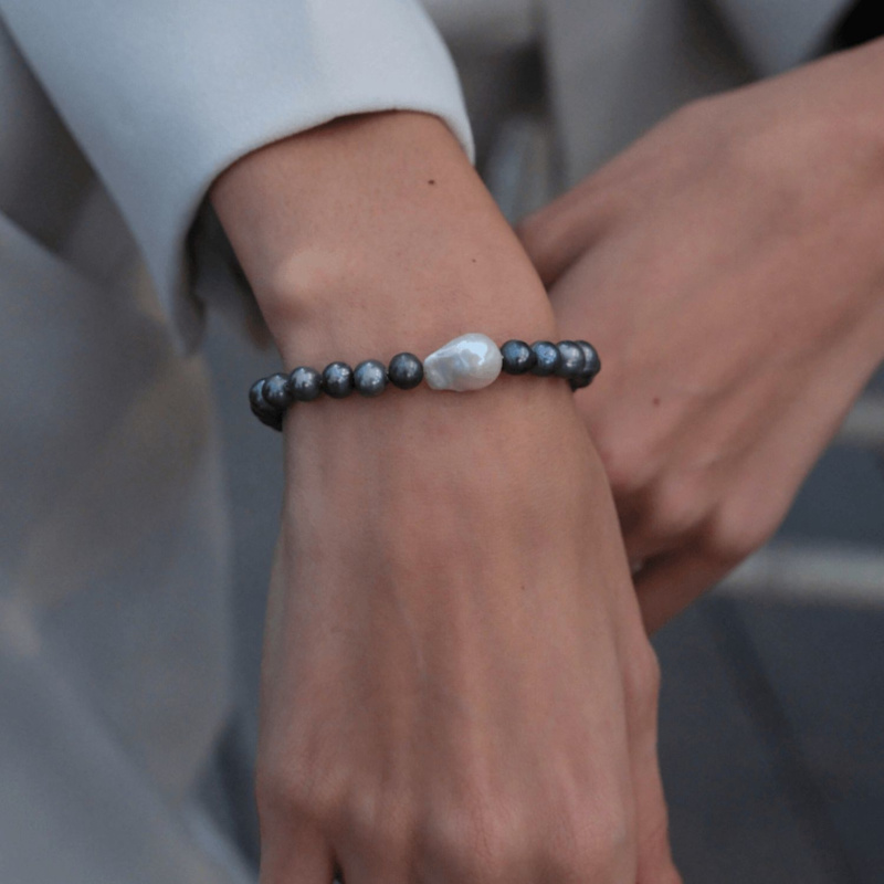Thumbnail of Vola Black Pearl Bracelet image