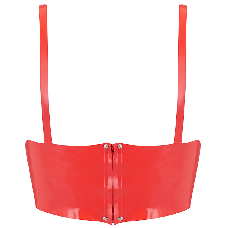 Thumbnail of Latex Full Cup Bra - Red image