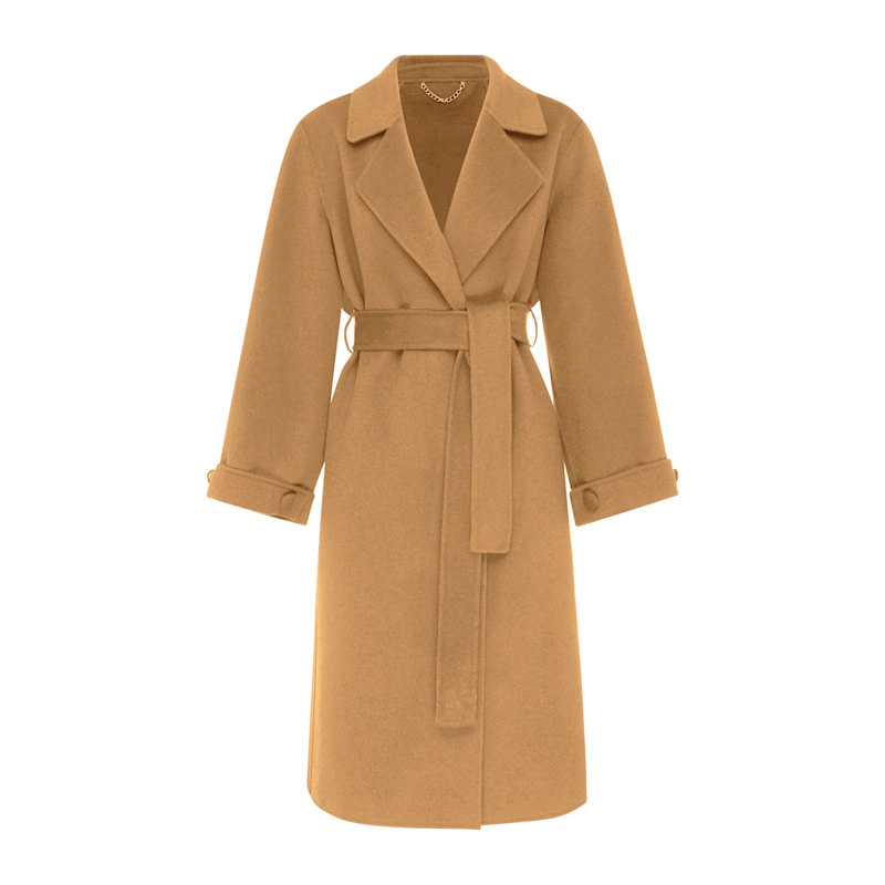 Thumbnail of Stay Wild Oversized Wool Coat - Camel image