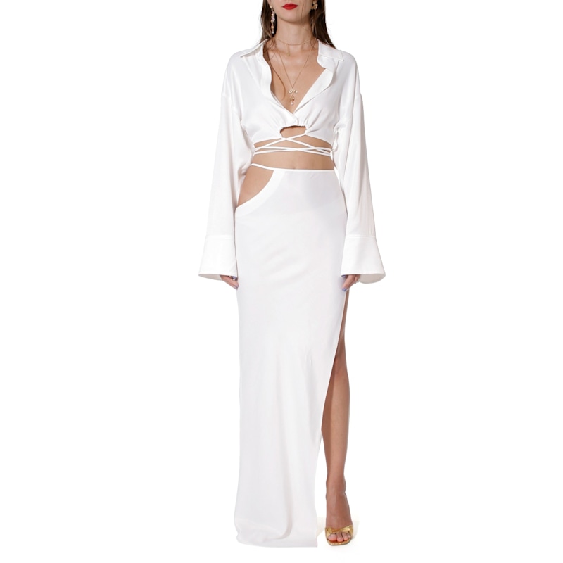 Thumbnail of Faye Bright White Skirt image