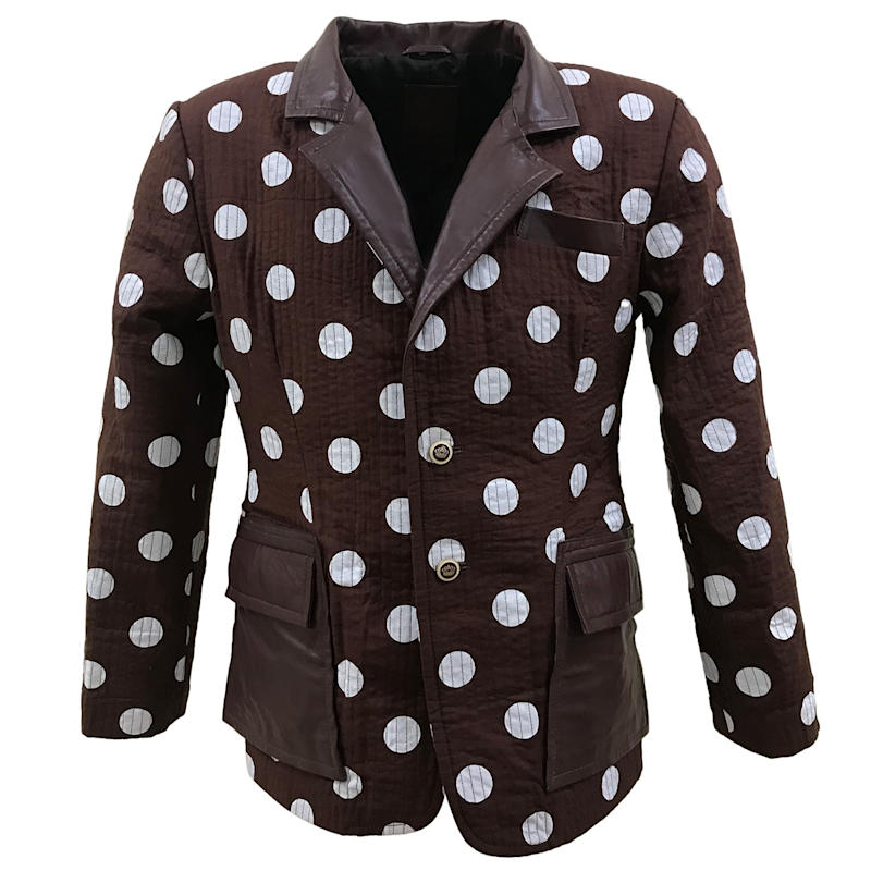 Thumbnail of Naron Brown Leather Blazer image
